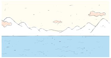 Klasik Hat sanatı peyzaj