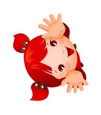 Son derece yakın çekim, yukarı bakan çocuk.