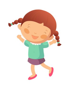 Mutlu bir kızın portresi