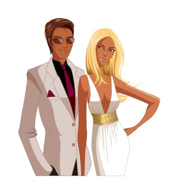 zarif çift portresi