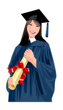 Lisansüstü çift gülümseyen portresi