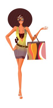 Güzel bir genç kızın portresi.