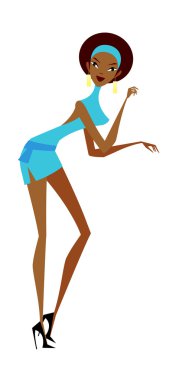 Güzel bir genç kızın portresi.