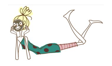 Güzel bir genç kızın portresi.