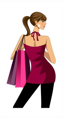 modern şehir kadını