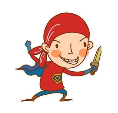 komik karakter - korsan