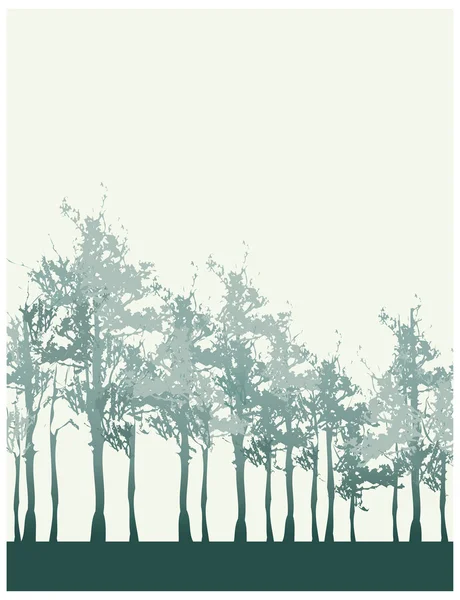 Forest — Stock Vector