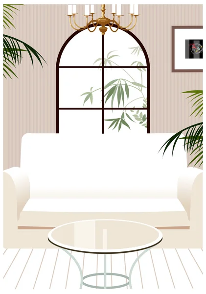 Living room — Stock Vector