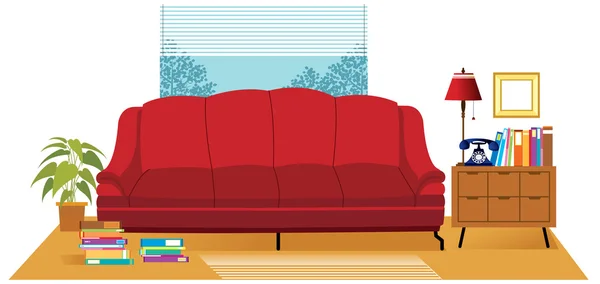 Living room — Stock Vector