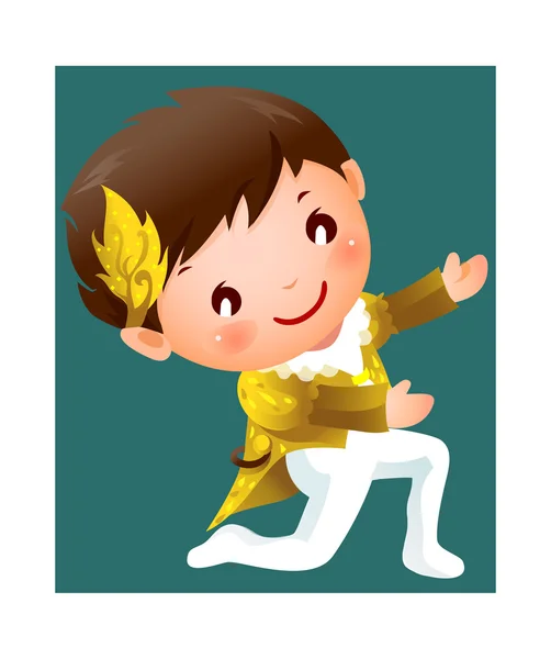 Αγόρι χορευτής μπαλέτου — Διανυσματικό Αρχείο