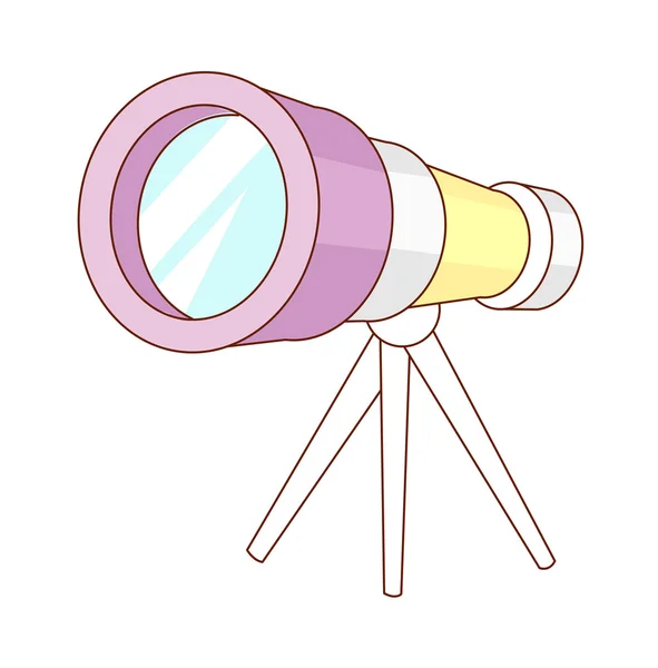 Telescopio — Archivo Imágenes Vectoriales