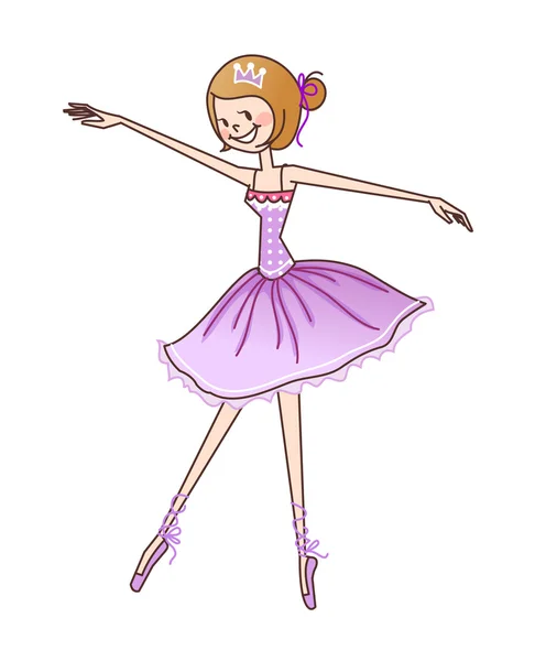 Bella ballerina — Vettoriale Stock