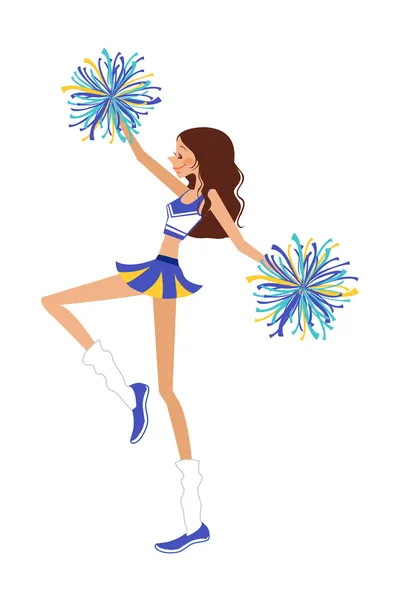 Cheerleader — Stockvector