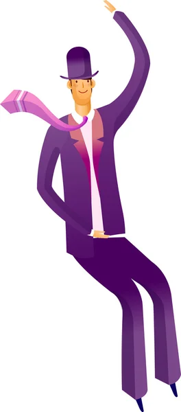 Vector business man — Stock Vector