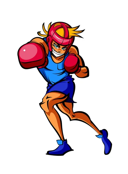 Vector boxing — Stock Vector