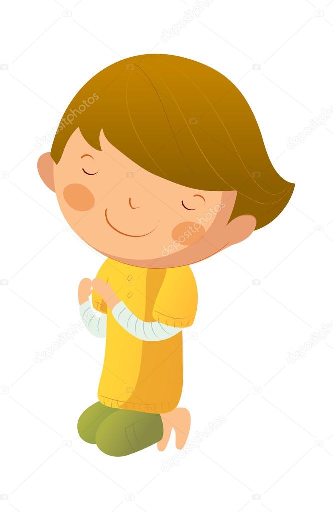 Portrait of boy praying Stock Vector Image by ©zzve #13423333 Portrait of boy praying Stock Vector Image by ©zzve #13423333