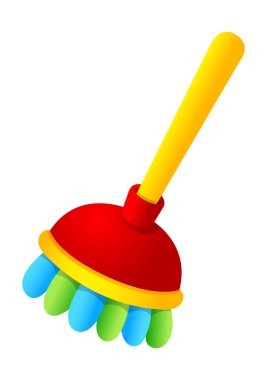 ev temizliği için vektör aksesuarları