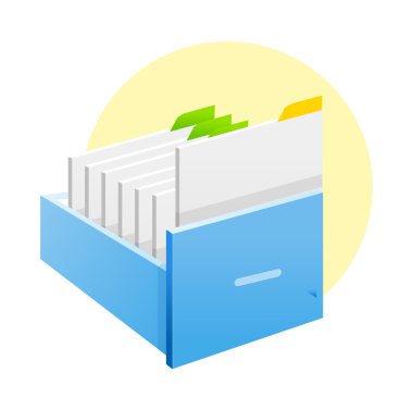 dosya klasörleri içeren çizimler