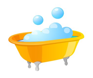 vektör simge bath