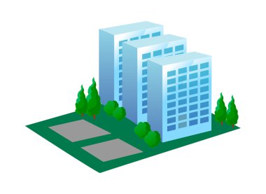 Vector icon building