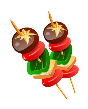 vektör simge yemek bile delip.