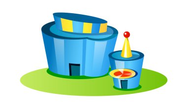 Vector icon building