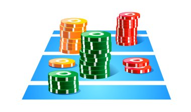 vektör simge casino