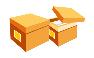 vektör simge kutuları