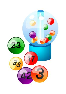 vektör simge loto