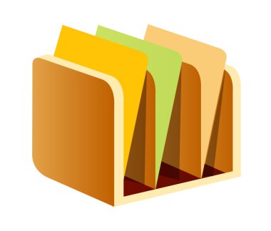 vektör simge bookshelf