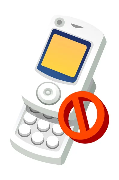 Telefono cellulare — Vettoriale Stock