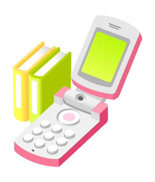 Mobiele telefoon — Stockvector