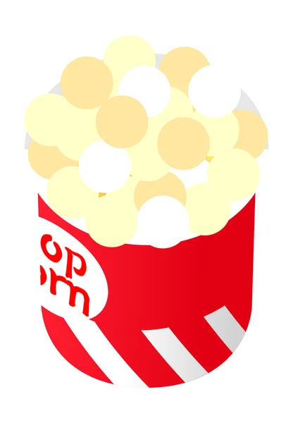 Popcorn — Stockvektor