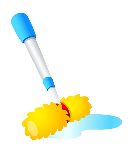 Vector accessories for household cleaning — Stock Vector