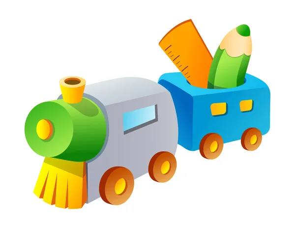 Vector train — Stock Vector