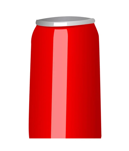 Red can of Coke — Stock Vector