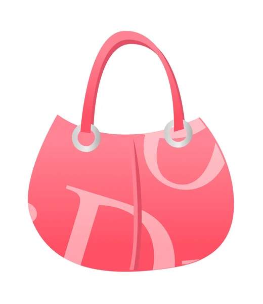 Pink bag — Stock Vector