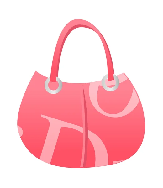 Bolsa rosa — Vetor de Stock