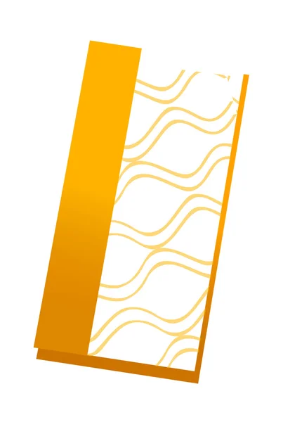 Oranje notebook — Stockvector