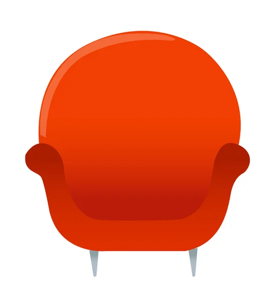 Червоний стілець — стоковий вектор