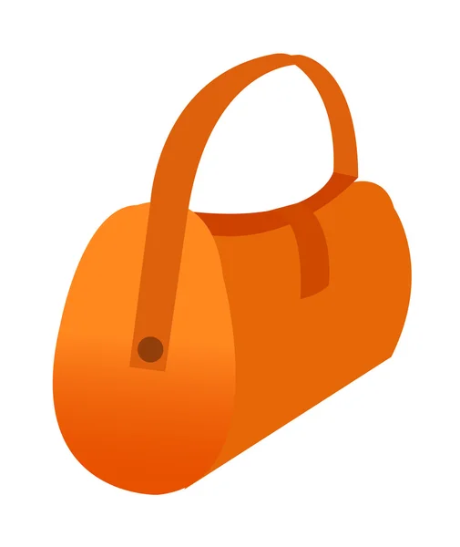 Orange bag — Stock Vector