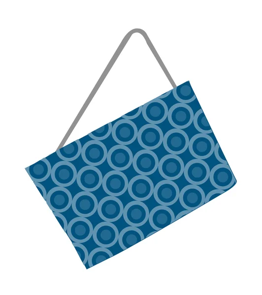 Sac bleu — Image vectorielle