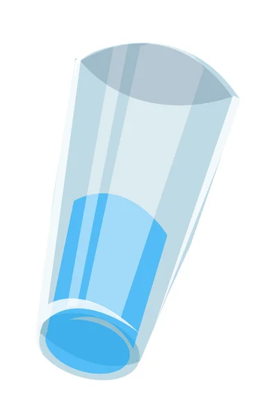 Glas Wasser — Stockvektor