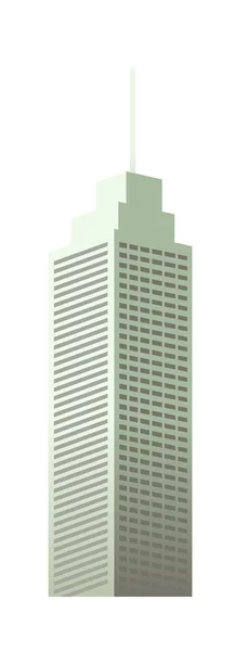 Bâtiment gris — Image vectorielle