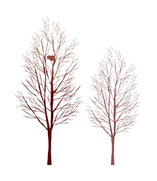 Herfst bomen — Stockvector