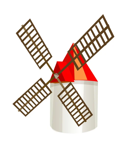 Oude molen — Stockvector