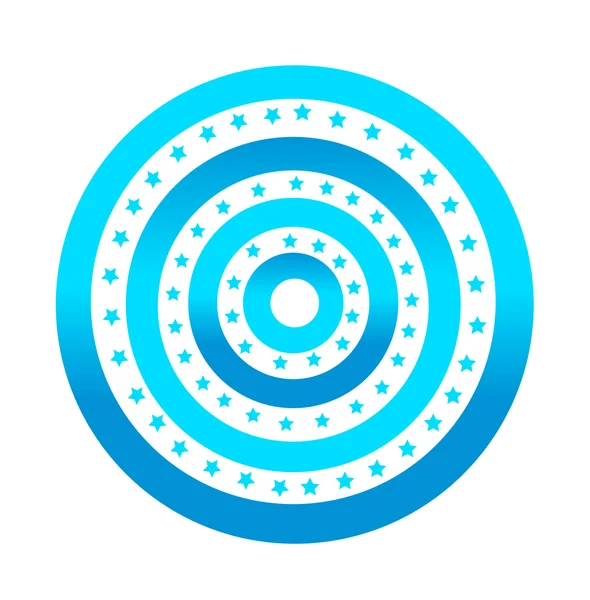 Niebieskie koło — Wektor stockowy