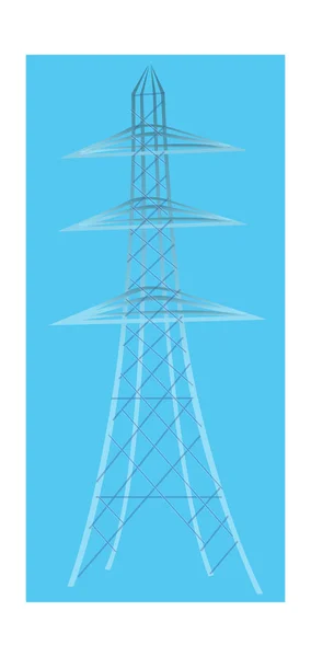 Communications tower — Stock Vector