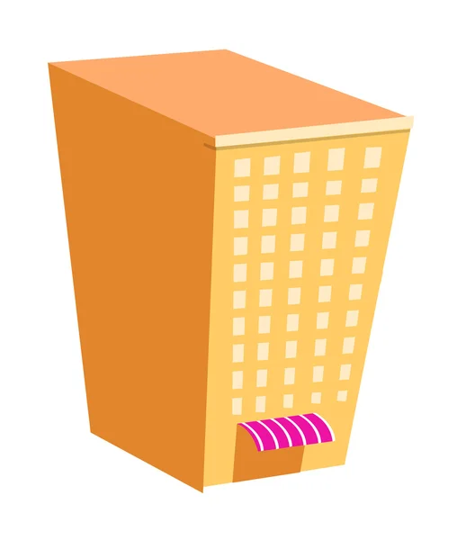 Oranje gebouw — Stockvector
