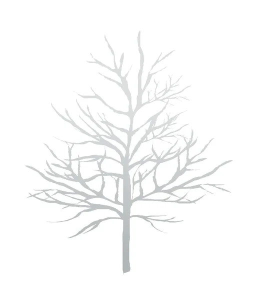 Arbre d'hiver — Image vectorielle